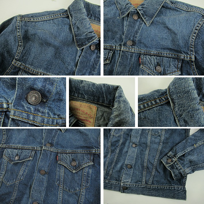 WAREHOUSE ウエアハウス 2ND-HAND デニムジャケット Lot 2003 ユーズド