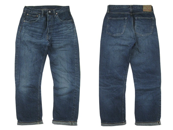 WAREHOUSE/ウエアハウス 2ND-HAND Lot.1001 ユーズドウォッシュ 濃