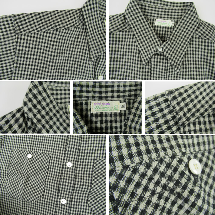 WAREHOUSE（ウエアハウス） 長袖 ワークシャツ Lot 3055 LONG SLEEVE