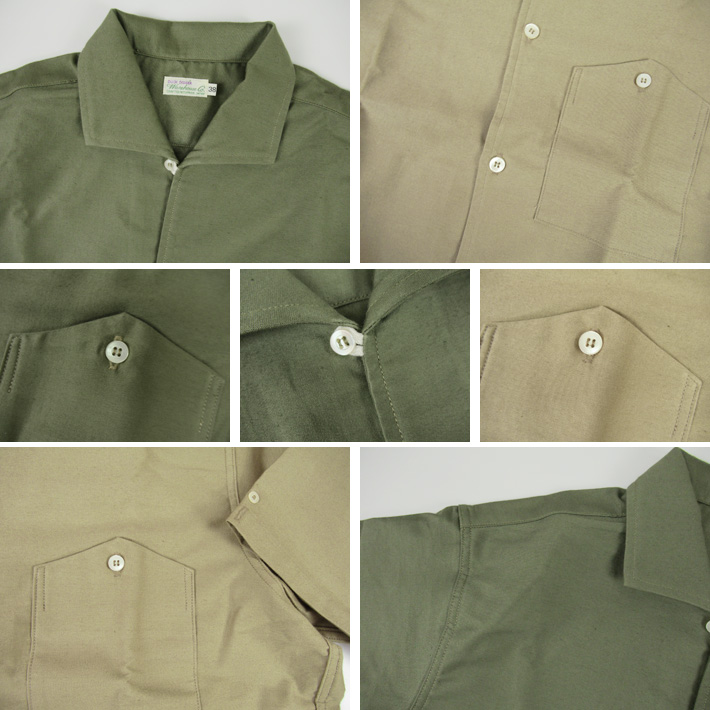 WAREHOUSE（ウエアハウス） Lot.3091 半袖オープンカラーシャツ S/S