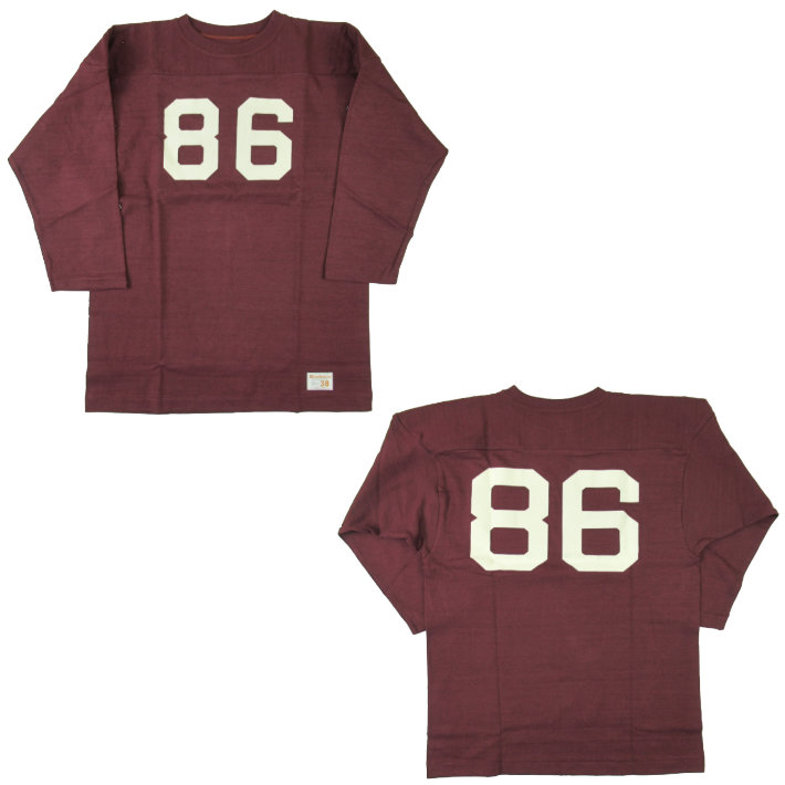 WAREHOUSE（ウエアハウス） Lot 4063 7分袖フットボールT NO.86