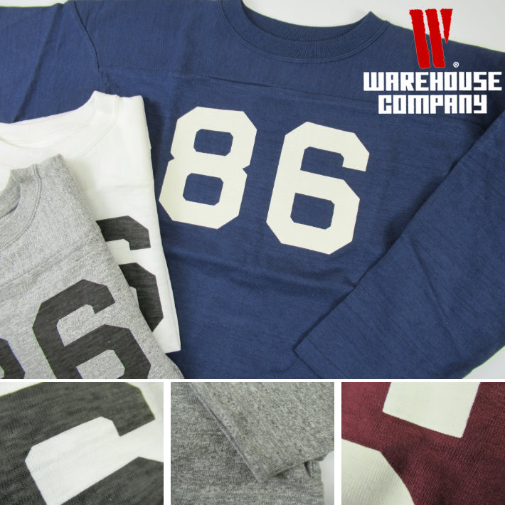 WAREHOUSE（ウエアハウス） Lot 4063 7分袖フットボールT NO.86