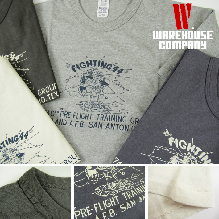 WAREHOUSE（ウエアハウス） Lot.4064 Tシャツ FIGHTING '44