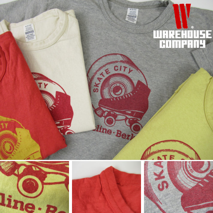 WAREHOUSE（ウエアハウス） Lot.4064 Tシャツ SKATE CITY : カジュアル
