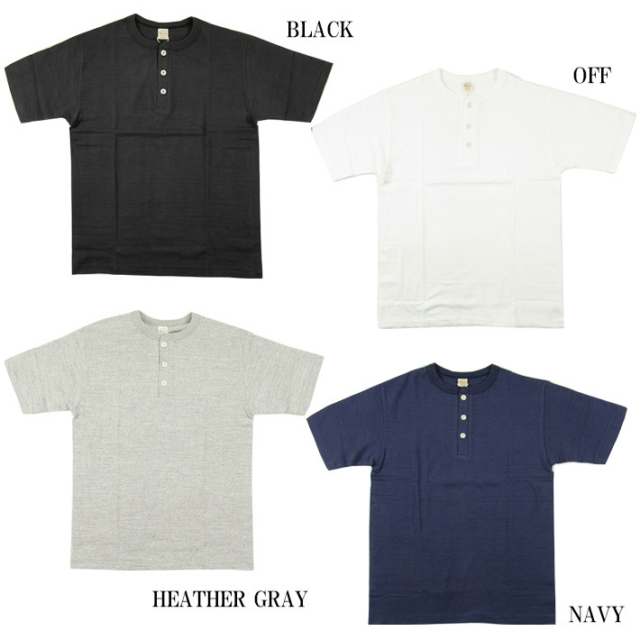 WAREHOUSE（ウエアハウス） Lot.4601 ヘンリーネック Tシャツ