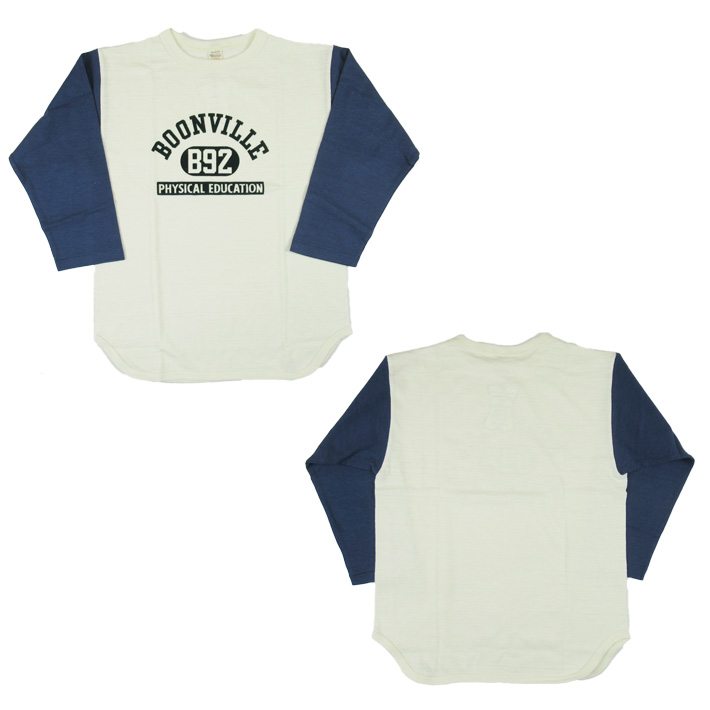 WAREHOUSE（ウエアハウス） Lot 4800 7分袖ベースボールT BOONVILLE
