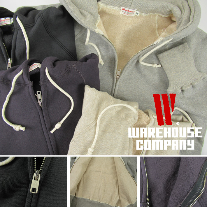 WAREHOUSE ウエアハウス ラグランフリーダムフルジップフード WAREHOUSE（ウエアハウス） Lot 496 ラグランフリーダムフルジップ