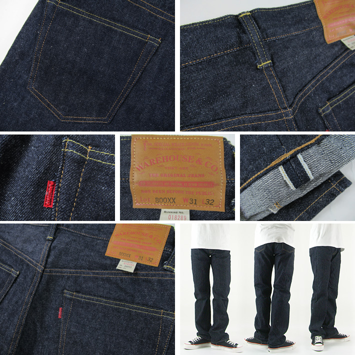 WAREHOUSE（ウエアハウス） Lot 800XX リジッド ジーンズ : カジュアル 