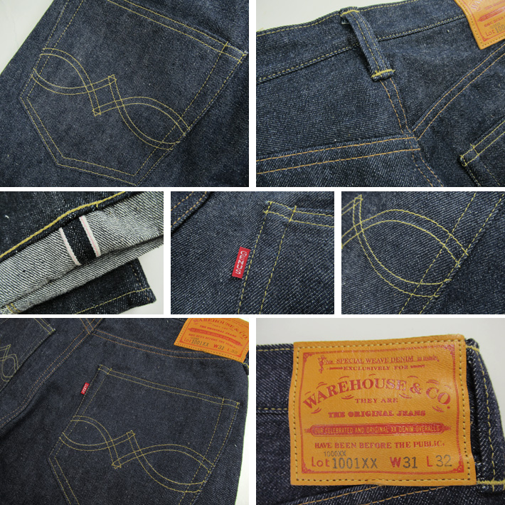 WAREHOUSE（ウエアハウス） Lot 1001XX(1000XX) 1947MODEL Dead Stock