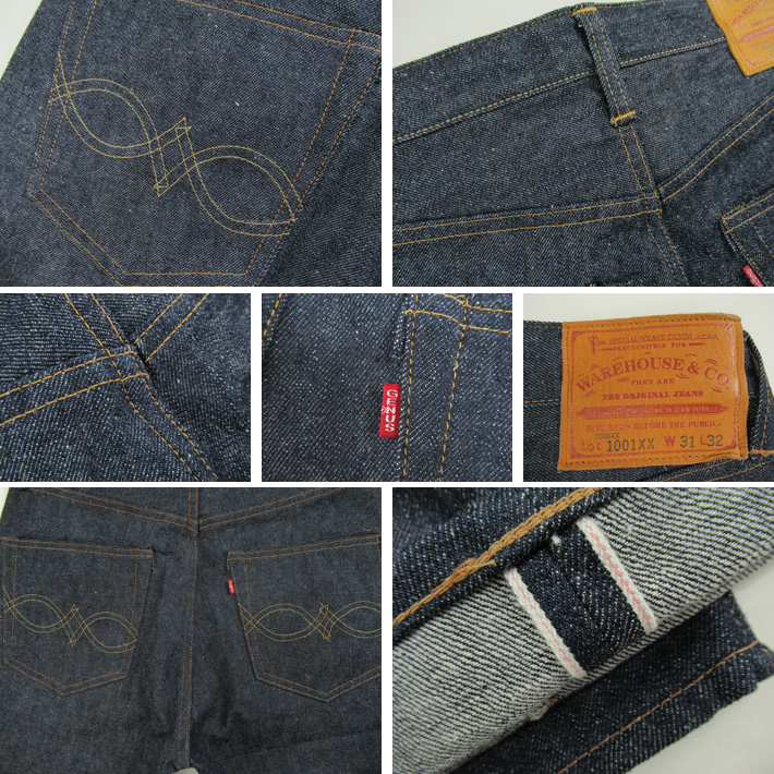 【美色】WAREHOUSE ウエアハウス Lot 1000XX ジーンズ W34 WAREHOUSE ウエアハウス Lot 1000ZXX Dead Stock Blue リジッド