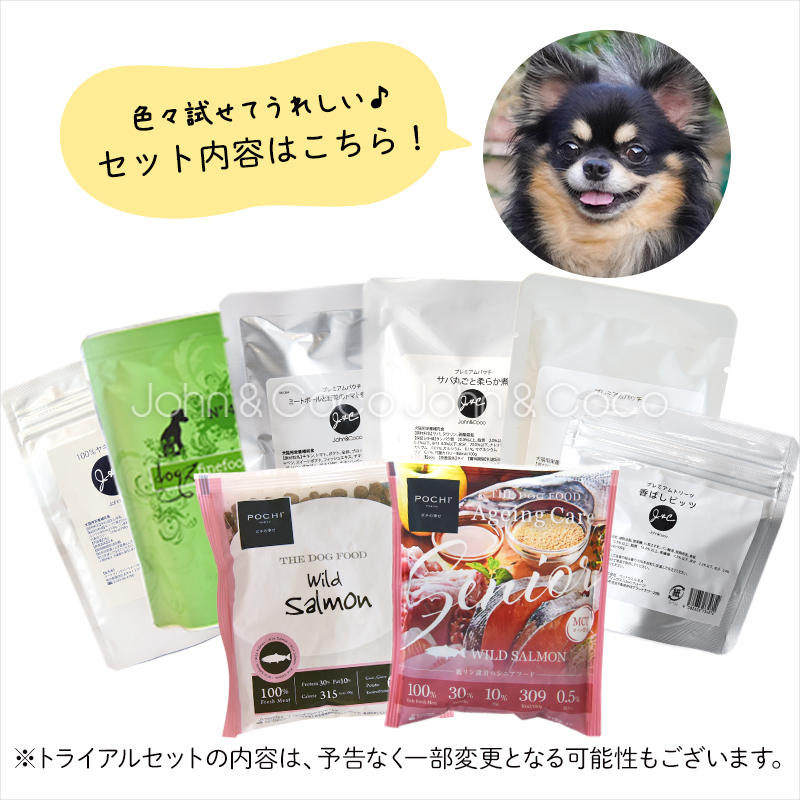 送料無料 J＆C 限定 トライアルセット 犬用 お試し商品 サンプル