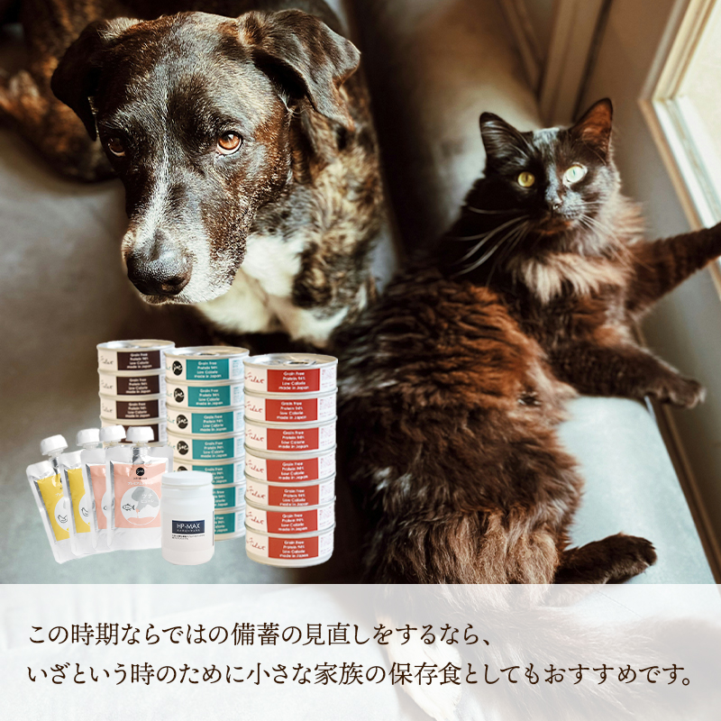Ｊ＆Ｃ 犬と猫のための春の備蓄セット ドッグフード キャットフード もしもの時のストックにも |  | 01