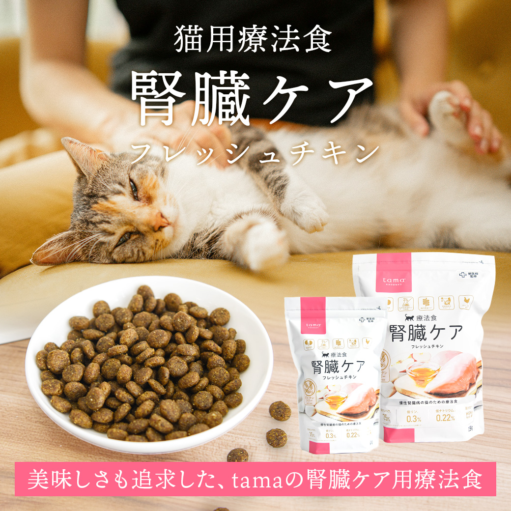 tama 療法食 腎臓ケア フレッシュチキン 100g お試しミニサイズ 猫