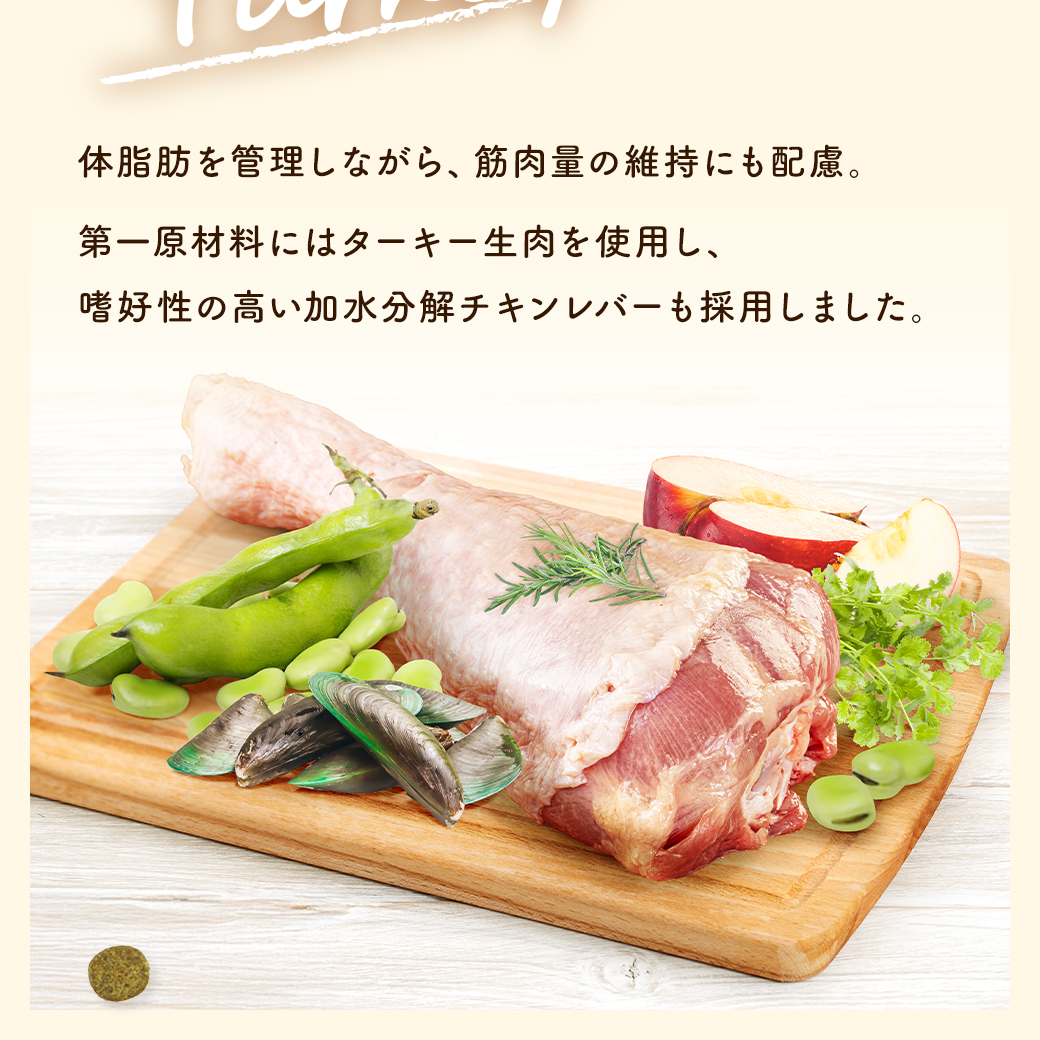 POCHI(ポチ) 食事療法食 肥満ケア 低カロリー フレッシュターキー 3kg 犬 ドッグフード ドライフード 獣医師監修 ダイエット 低脂肪食 脂質制限【公式販売店】 関連画像5