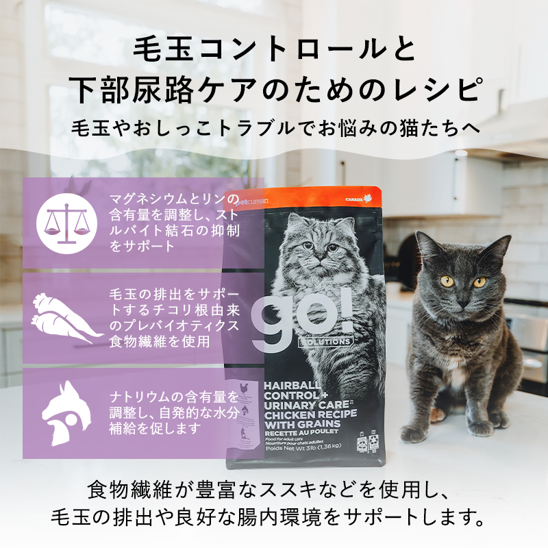 ゴー CAT 毛玉+下部尿路ケア チキン お試...の詳細画像5