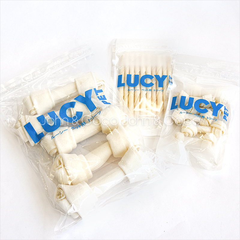 ルーシーペット チューイングボーン Sサイズ 6本入 犬 おやつ ガム デンタルケア 牛皮 | LUCY PET FOODS | 08