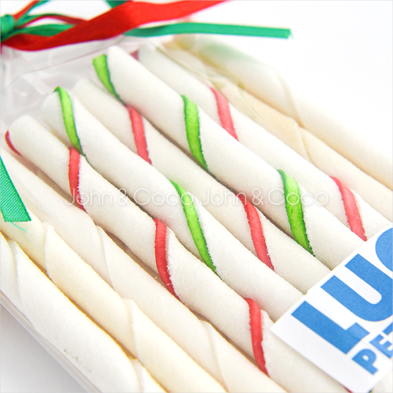 「季節の限定品」ルーシーペット チューイングロールスティック 20本入 増量 犬 おやつ ガム デンタルケア 牛皮 数量限定 クリスマスプレゼントにもオススメ | LUCY PET FOODS | 04