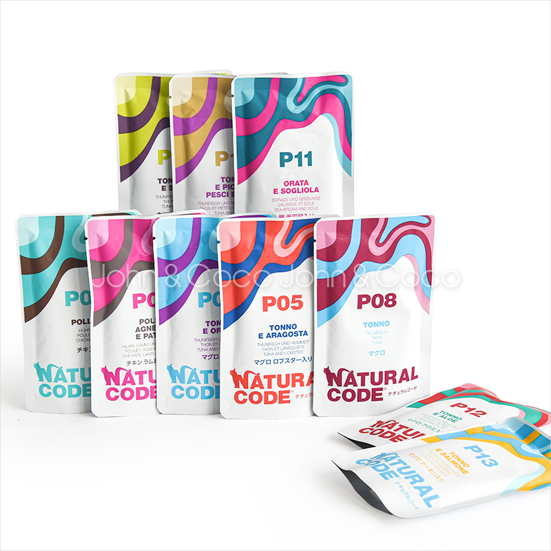 【発売記念第2弾！4/30(木)14時】ナチュラルコード CAT パウチタイプ カツオ すり身入り 70g 猫 キャットフード ウェットフード Natural Code |  | 07