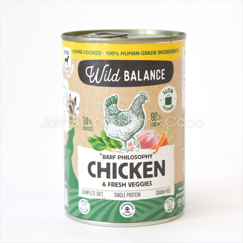 ワイルドバランス DOG BARFフィロソフィー缶 チキンフード 400g 犬 生食 ウェットフード バーフ 無水調理 グレインフリー 手作り食 鶏 |  | 13