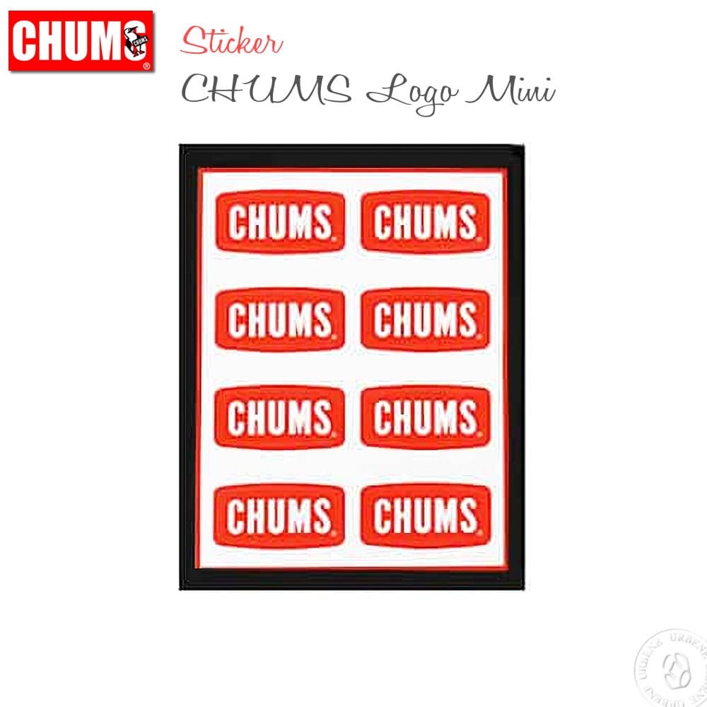 チャムス Chums ステッカーチャムスロゴミニ ch62-0089  Sticker CHUMS Logo Mini ワッペン シール パソコン ノート｜johnbull-jeans｜02