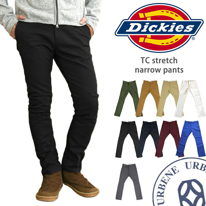 ディッキーズ スリムパンツ ワークパンツ Dickies ストレッチ ナローパンツ チノパンツ メンズ カラーパンツ おしゃれ タイトストレート 細身｜johnbull-jeans｜03