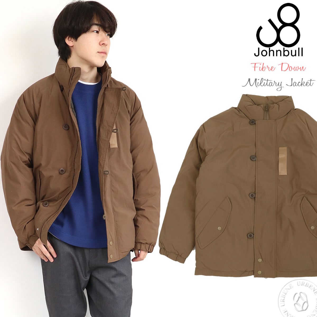 Johnbull(ジョンブル) ダウンジャケット メンズ ファイバーダウン Johnbull(ジョンブル) ダウンジャケット メンズ ファイバーダウン
