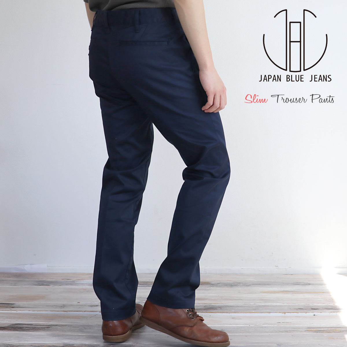 チノパンツ ジャパンブルージーンズ JAPAN BLUE JEANS スリムコールドマーセフレンチワークチノトラウザーパンツ テーパード ストレッチ jpt1010m35｜johnbull-jeans｜05