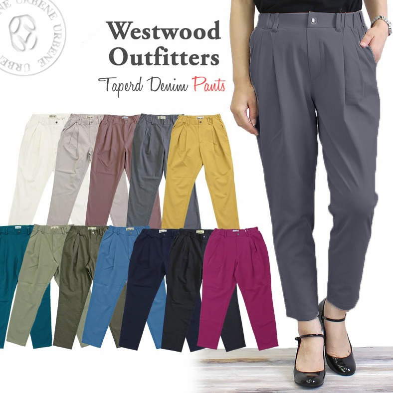 WWO405 ウエストウッドアウトフィッターズ Westwood Outfitters ストレッチ トリックジップ テーパード ストレッチ カラー タックパンツ おしゃれ｜johnbull-jeans｜04