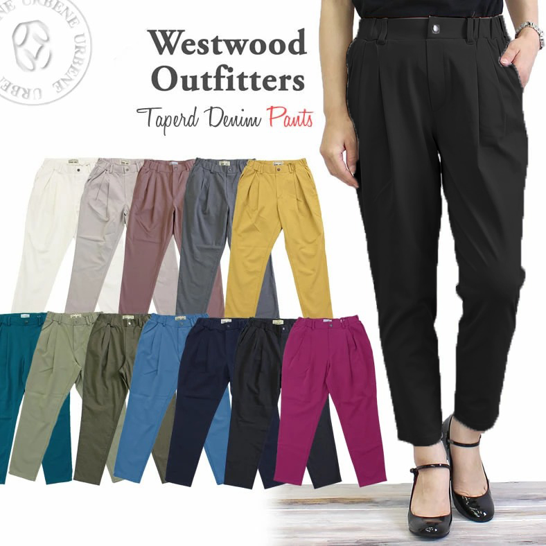 WWO405 ウエストウッドアウトフィッターズ Westwood Outfitters ストレッチ トリックジップ テーパード ストレッチ カラー タックパンツ おしゃれ｜johnbull-jeans｜05