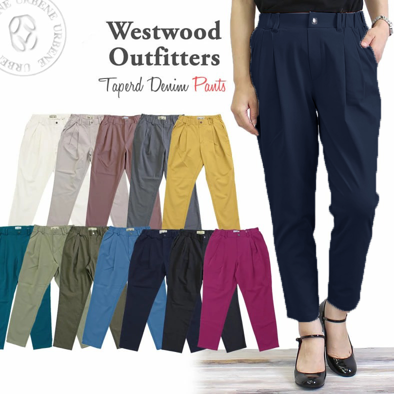 WWO405 ウエストウッドアウトフィッターズ Westwood Outfitters ストレッチ トリックジップ テーパード ストレッチ カラー タックパンツ おしゃれ｜johnbull-jeans｜06