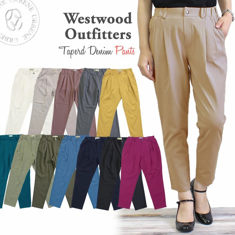 WWO405 ウエストウッドアウトフィッターズ Westwood Outfitters ストレッチ トリックジップ テーパード ストレッチ カラー タックパンツ おしゃれ｜johnbull-jeans｜07