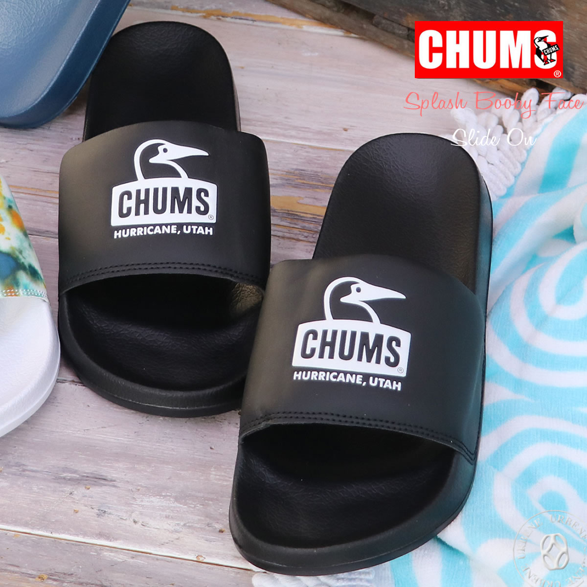 CHUMS シャワーサンダル チャムス スプラッシュスライドオン