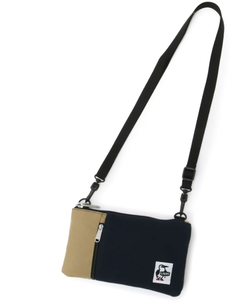2021年製 チャムス Chums スマートフォンショルダーバッグ ポーチ スウェットナイロン 携帯ケース 財布 雑貨 スマホケース 携帯電話ケース  リュック、バッグ