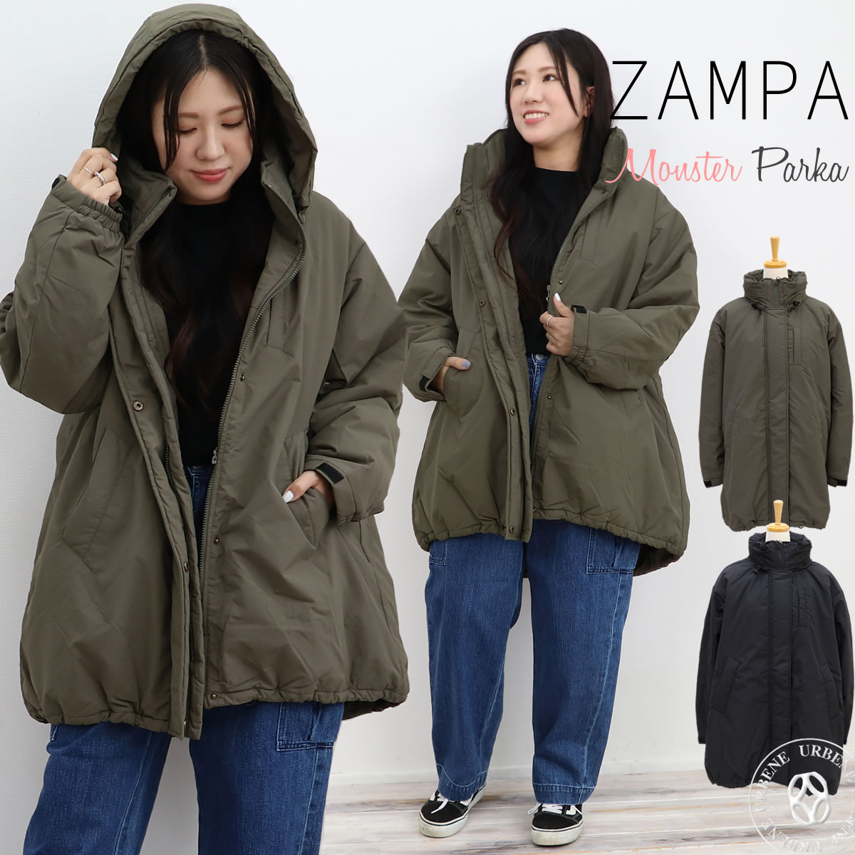 ZAMPA（ザンパ） ジャケット アウター レディース ナイロン モンスター 