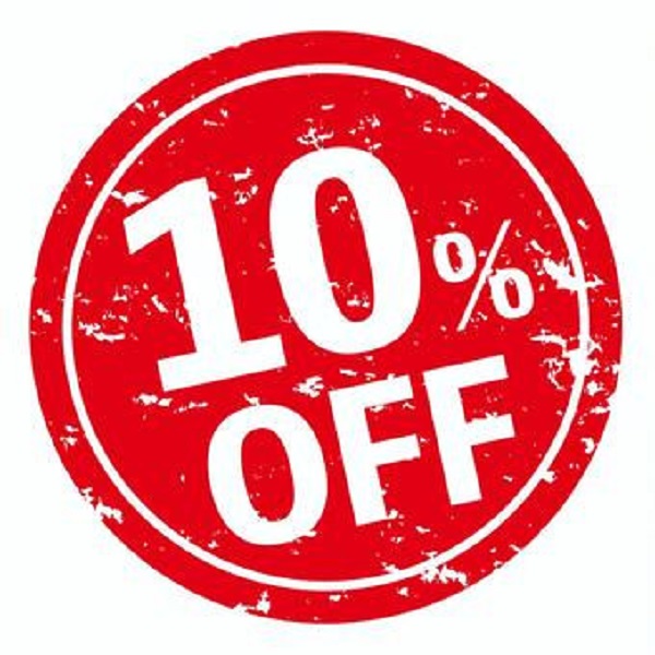 ジョンのお店の「2点お買い上げで10％OFF」のクーポン