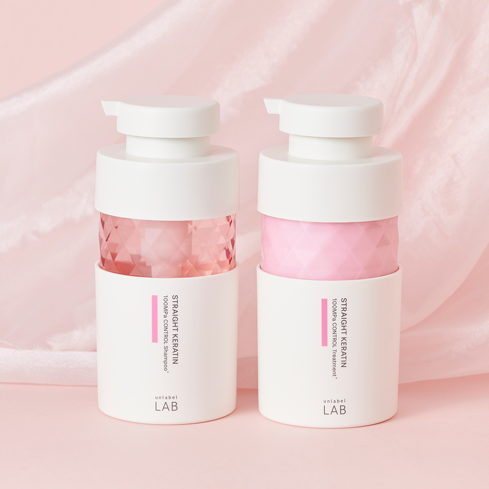 シャンプー トリートメント セット アンレーベル KRコントロール ケラチン 400ｍL＆400mL unlabel 日本製 ストレート2点 ヘアケア | unlabel LAB | 01