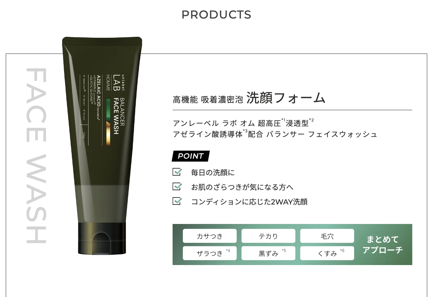 unlabel LAB アンレーベル オム AZ バランサー ローション 170mL アン