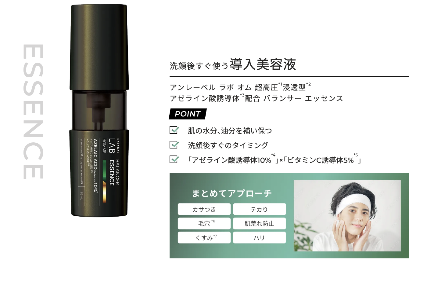unlabel LAB アンレーベル オム AZ バランサー ローション 170mL アン