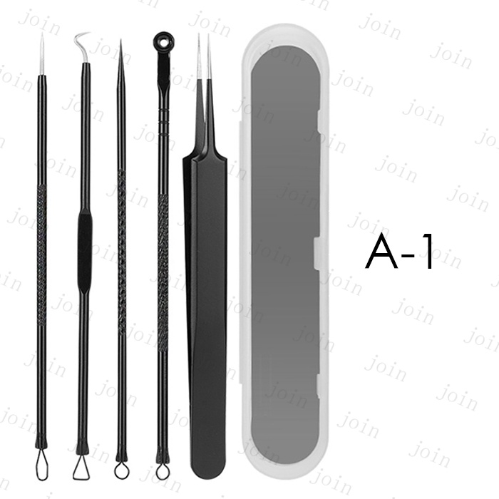 ニキビ取り (br128#) 日本国内 当日発送 5点セット 15type 角栓 ピンセット ステンレス 抗菌 毛穴ケア 黒ずみ プロ仕様 毛抜き ケース付き 角栓取り スキンケア |  | 01
