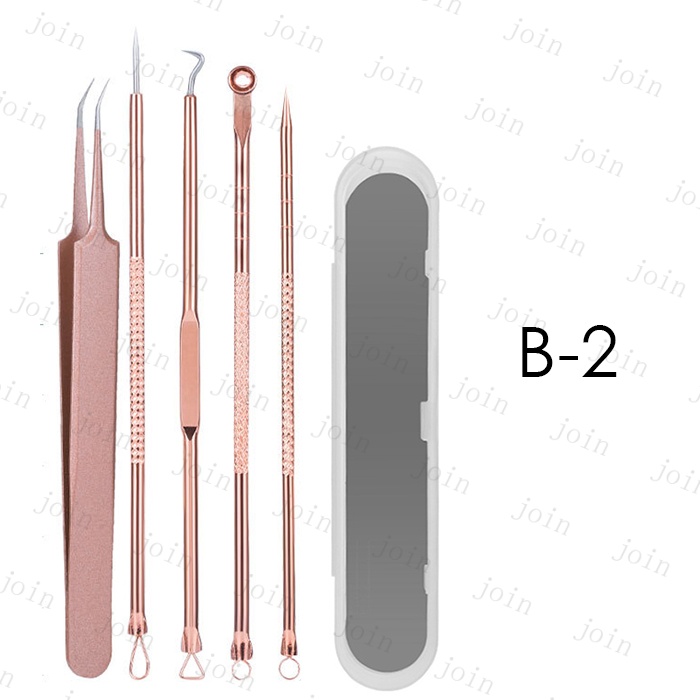ニキビ取り (br128#) 日本国内 当日発送 5点セット 15type 角栓 ピンセット ステンレス 抗菌 毛穴ケア 黒ずみ プロ仕様 毛抜き ケース付き 角栓取り スキンケア |  | 05