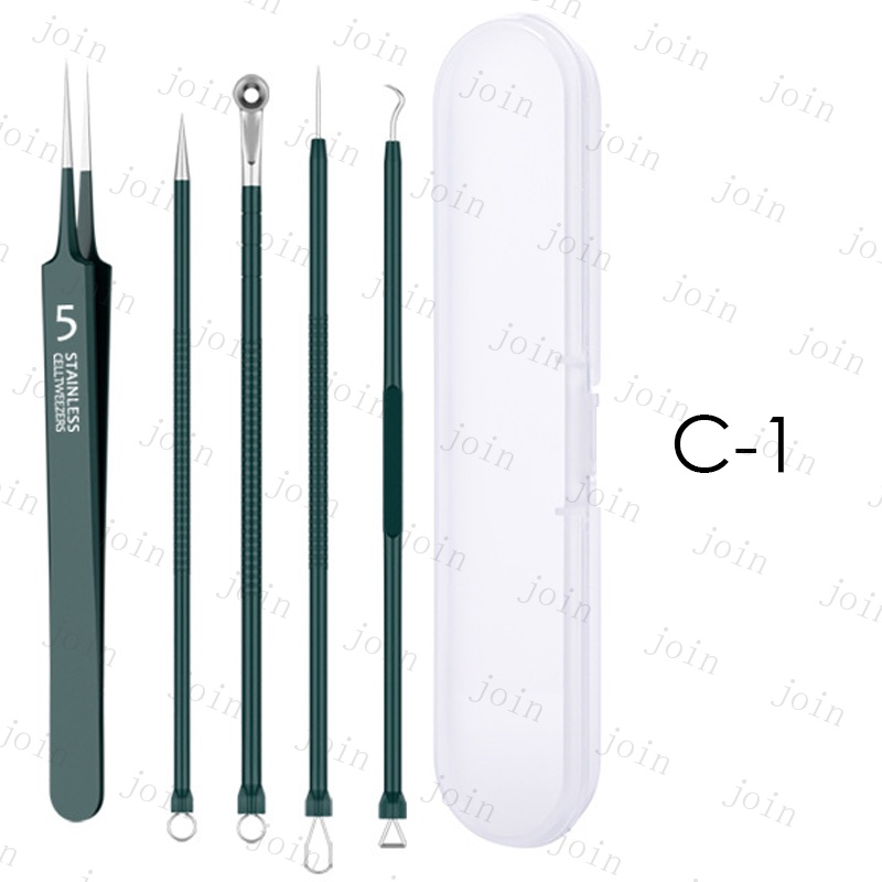 ニキビ取り (br128#) 日本国内 当日発送 5点セット 15type 角栓 ピンセット ステンレス 抗菌 毛穴ケア 黒ずみ プロ仕様 毛抜き ケース付き 角栓取り スキンケア |  | 07