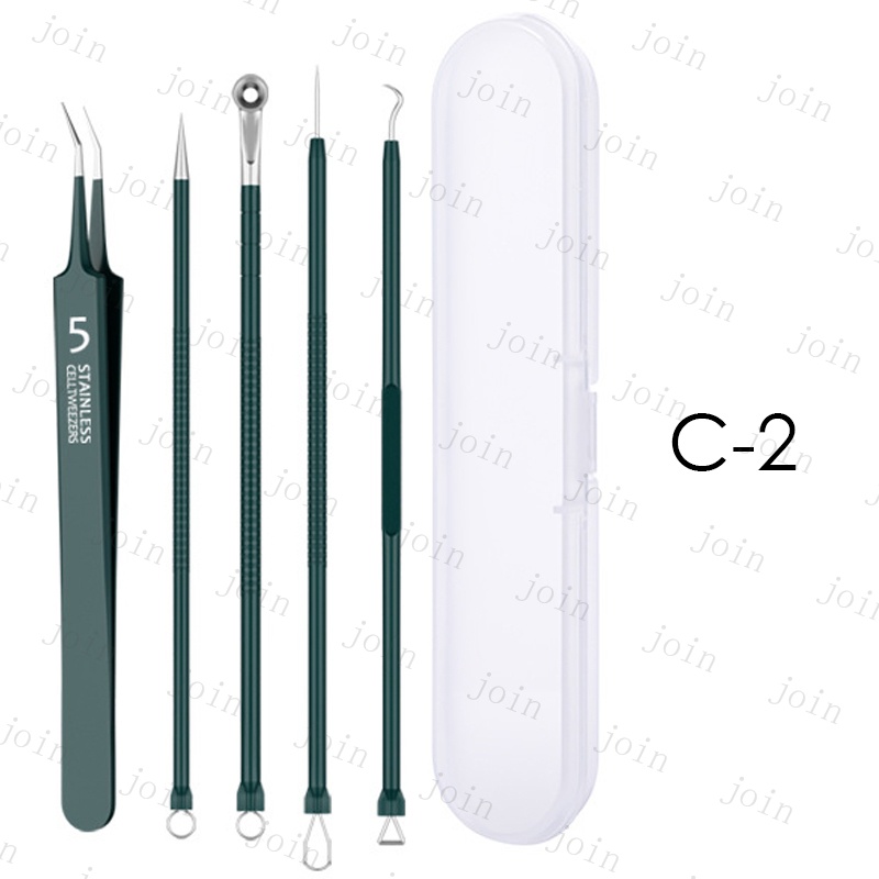 ニキビ取り (br128#) 日本国内 当日発送 5点セット 15type 角栓 ピンセット ステンレス 抗菌 毛穴ケア 黒ずみ プロ仕様 毛抜き ケース付き 角栓取り スキンケア |  | 08