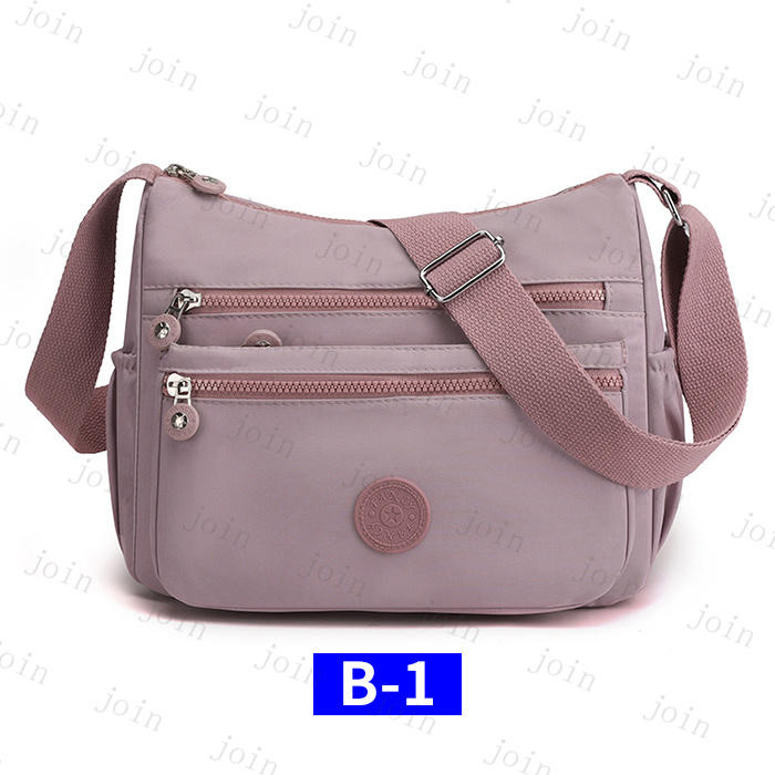 ショルダーバッグ レディース 大きめ 日本国内当日発送 20type 大容量バッグ おしゃれ 斜めがけ 大人 軽量 撥水 ナイロン 旅行 ファスナー シンプル #BA22 |  | 13