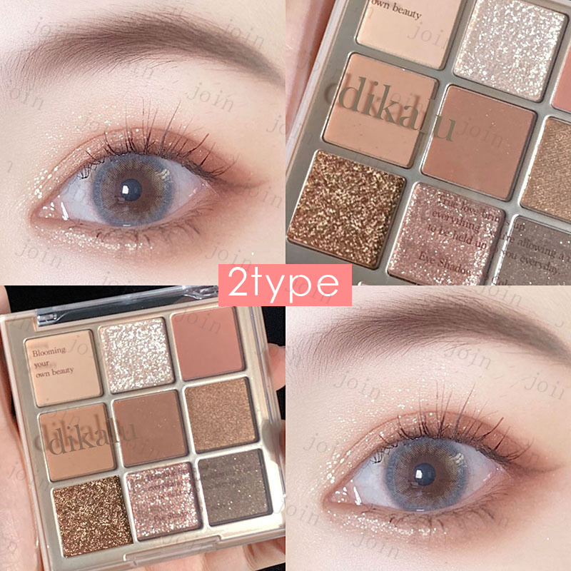 cs326#アイシャドウパレット 当日発送 アイシャドウ 13type 9color set 落ちにくい 化粧品 キラキラ 韓国コスメ かわいい 目元 アイメイク プチプラコスメ |  | 02