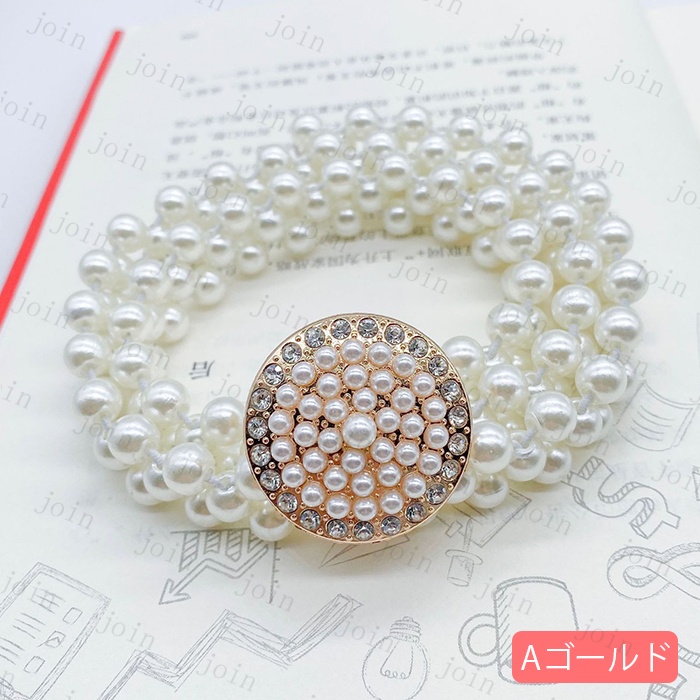 ベルト レディース ゴム 日本国内当日発送 おしゃれ パールベルト 結婚式 ゴムベルト 韓国 シンプル 細ベルト ウエストベルト 調節可能 ファッション #z99 |  | 01