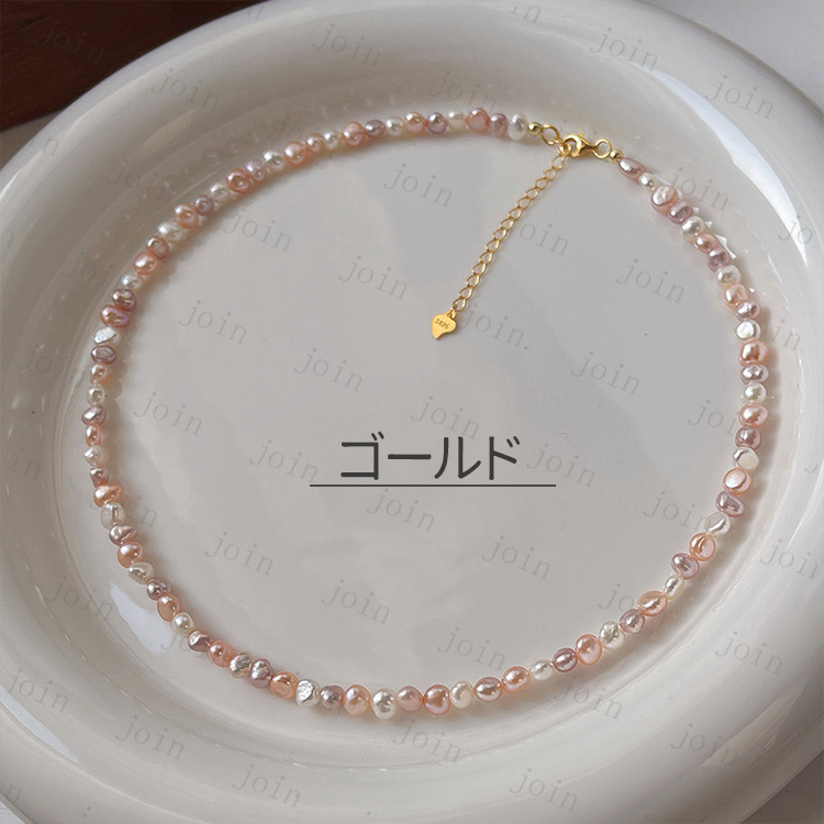 パールネックレス (a60#) 2color バロック 淡水真珠 本真珠 レディース 日本国内 当日発送 首飾り 結婚式 パーティー ネックレス 冠婚葬祭 シンプル |  | 02