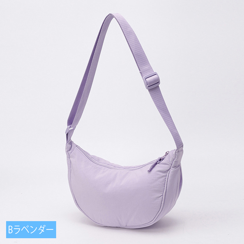 BA105#ショルダーバッグ レディース 軽い 当日発送 20color 斜めがけバッグ 大きめ 大容量 バッグ 軽量 肩掛け 通勤 通学 ナイロン 通勤バッグ 餃子バッグ 無地 |  | 16