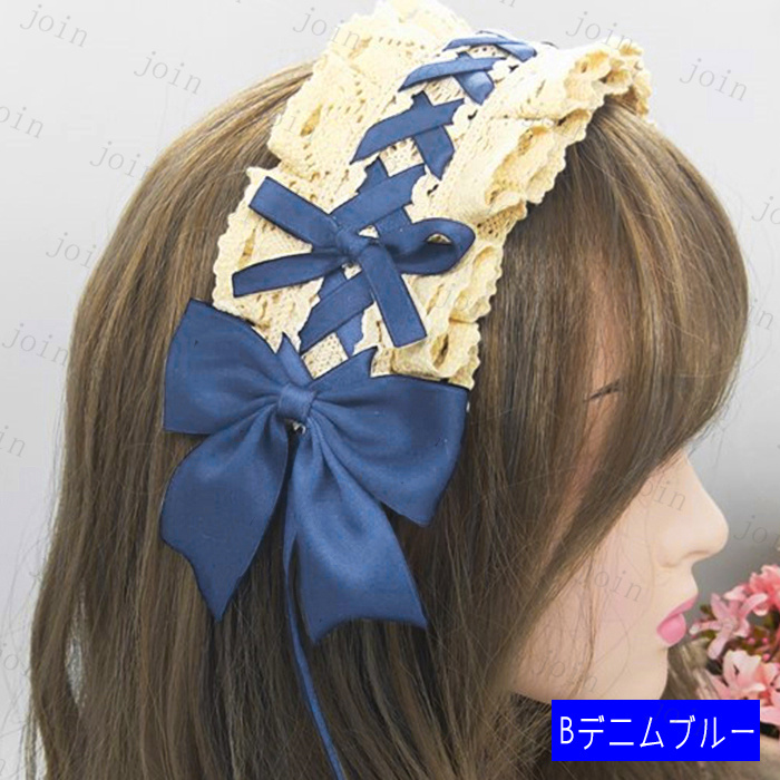 カチューシャ リボン ヘアアクセサリー 髪飾り かみどめ ヘッドドレス