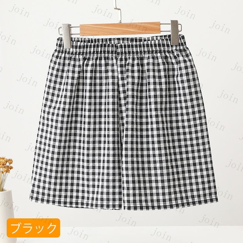 rg73# ショットパンツ 短パン ルームパンツ レディース 国内発送 9color パジャマパンツ ルームウェア 格子柄 ウェストゴム 寝巻き 部屋着 カジュアル パジャマ |  | 01