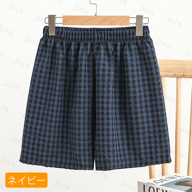 rg73# ショットパンツ 短パン ルームパンツ レディース 国内発送 9color パジャマパンツ ルームウェア 格子柄 ウェストゴム 寝巻き 部屋着 カジュアル パジャマ |  | 02